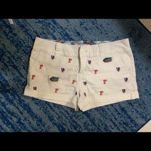 University of Florida embroidered shorts